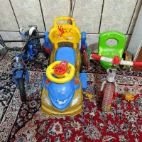 دوچرخه و سه چرخه و ماشین بچه