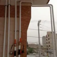 لوله کشی گاز مزرعه