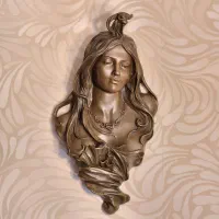 مجسمه دیواری برنز