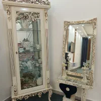 ویترین و آیینه شمعدان