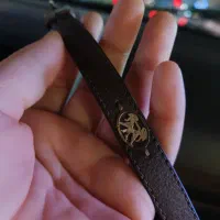دستبند چرم طلا