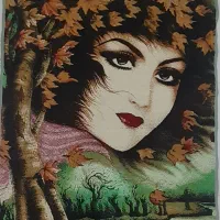 تابلو فرش * درحد نو بسیار زیبا برای اتاق