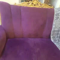 فوری فروشی مبل بنفش با ناهار خوری