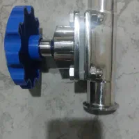 شیر استیل ۳۱۶ دیافراگمی سایز ۱/۲ ۱