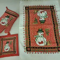 حوله ودستگیره آشپزخانه