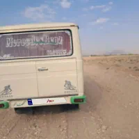 یک دستگاه مینی بوس رنگ کرم سبز|خودرو سنگین|مبارکه, |دیوار