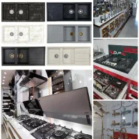 مدل  ساغر / اسباب اثاثیه / پک کامل گاز و هود توکار