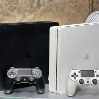 ps4 اسلیم یک ترابایت + دو دسته + فول بازی  کپی خور