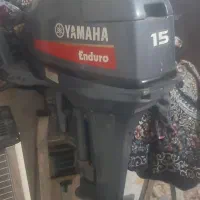 یاماها ۱۵ اسب با قایق شبوط