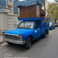 خدمات باربری وانت تلفنی کارگر تنها. نیسان خاور