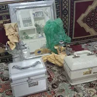 آینه شمعدونی و صندوق