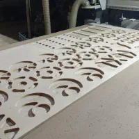 خدمات cnc سی ان سی  و لیزر چوب