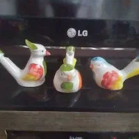 صوت سفالی  چند مدل پرنده ویک مدل سگ