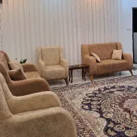 مبل راحتی ۷نفره همراه جلو مبلی