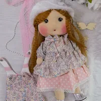 عروسک دست ساز باچهره سه بعدی