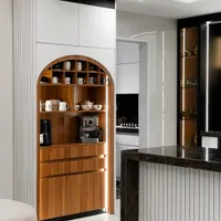 کابینت سوپرمات هایگلاس برای آشپزخانه مدرن و جزیره|مصالح و تجهیزات ساختمان|گرگان, |دیوار