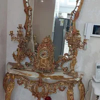 آیینه شمعدان طرح برنز
