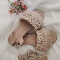 ست کیف و صندل مکرومه
