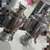 سماور بزرگ و کوچک در حد نو|سماور، چای‌ساز، قهوه‌ساز|تبریز, |دیوار
