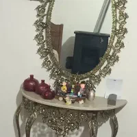 آینه شمعدان برنز