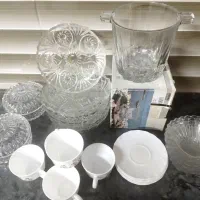 فروش تعدادی ظرف شیشه وبلور|ظروف سرو و پذیرایی|قهدریجان, |دیوار