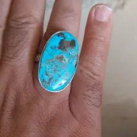 انگشتر فیروزه سایز بزرگ