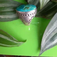 انگشترفیروزه اصل نیشابوروعقیق سرخ طوقداریمنی|جواهرات|اردبیل, |دیوار