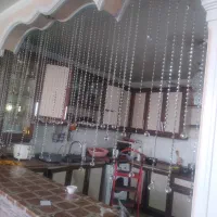 سه متر پرده کریستال