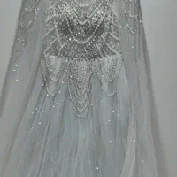 لباس مجلسی کار شده کامل سایز۳۸/۴۰