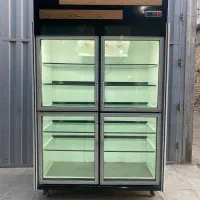 یخچال‌ایستاده‌۴درب‌‌‌به‌طول۱۵۰‌ پشت‌بسته‌‌درحدنو
