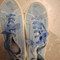 کفش جین مارکدار در حد نو