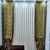 پرده پانچ پرده مینیمال با نمونه پارچها در منزل یا|پرده، رانر، رومیزی|اصفهان, عطار نیشابوری|دیوار