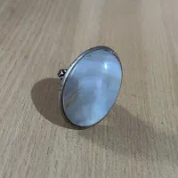 انگشتر نقره با نگین شجر