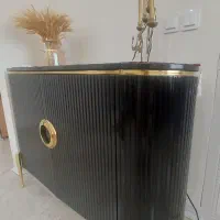 آینه و کنسول پذیرایی در حد نو|بوفه، ویترین، کنسول|کرج, کوی زنبق|دیوار