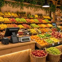صندوقدار خانم یا آقا برای میوه فروشی