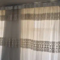 ۶تا پرده حریر چین دار|پرده، رانر، رومیزی|تهران, شهرک امیرالمومنین|دیوار