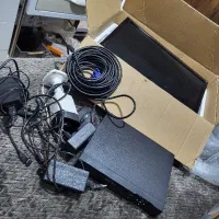 دوربین مداربسته با مانیتور وتجهیزات کامل