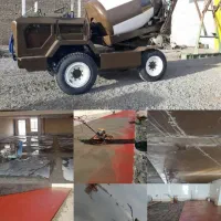 بتن ریزی کف با ماله پروانه ای واجاره اتومیکسر