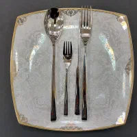 خفن ترین سرویس های قاشق چنگال|ظروف سرو و پذیرایی|قم, نیروگاه|دیوار