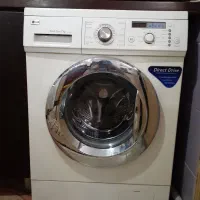ماشین لباسشویی ۷ الی ۹ kg درب شیشه LG ال جی