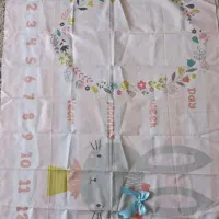 پارچه ماهگرد نوزاد طرح ماه بیبی تایم  مشخصات