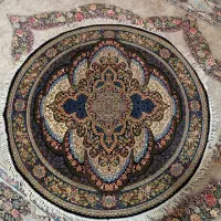 فرش گرد ۱.۵ متری ۱۵۰۰ شانه با ارسال