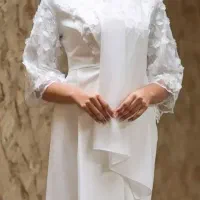 ست مانتو و شال گلدار تولیکا نامزدی 42-46|لباس|دورود, |دیوار