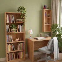 ست میز ، کتابخانه و شلف دیواری مدل روشنا|میز تحریر و کامپیوتر|تهران, ستارخان|دیوار
