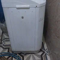 لباسشویی ۱۵ کیلو سالم فقط درب بالا ترک دارد|ماشین لباسشویی و خشک‌کن لباس|کارون, |دیوار
