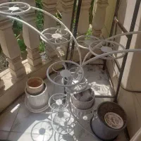 استند گلدان فلزی
