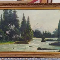 تابلو آنتیک رنگ روغن