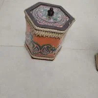 قوطی  پته کرمانی دست دوز و تازه دوز|صنایع دستی و سایر لوازم تزئینی|رفسنجان, |دیوار