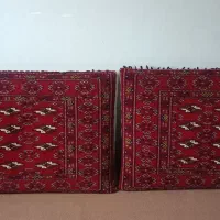 دو جفت پشتی دست باف در حد نو|پشتی|گرگان, |دیوار