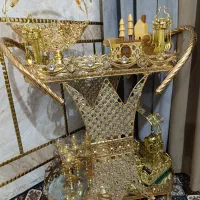 میز بار طلایی آبکاری